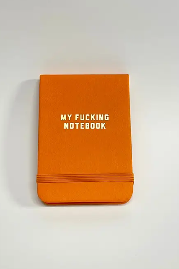 My Fucking Notebook Leatherette Pocket Journal - Visual Media Number 1 of 1