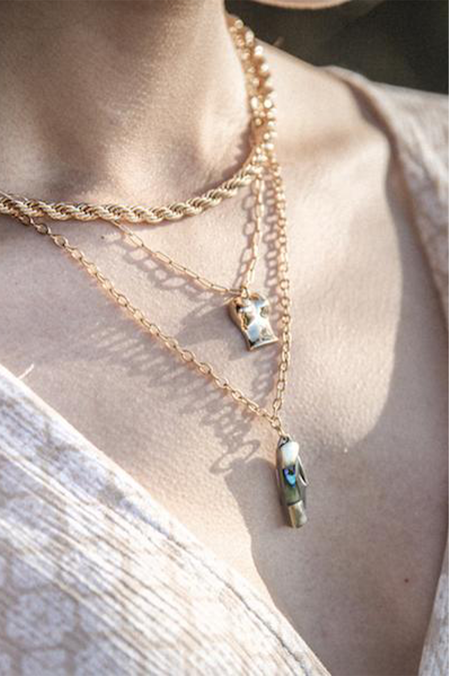 Sweet Surrender Necklace | Abalone - Visual Media Number 1 of 3