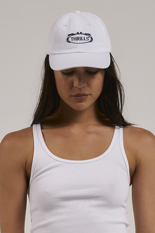 Coat of Thrills 6 Panel Cap | White - Visual Media Number 1 of 1