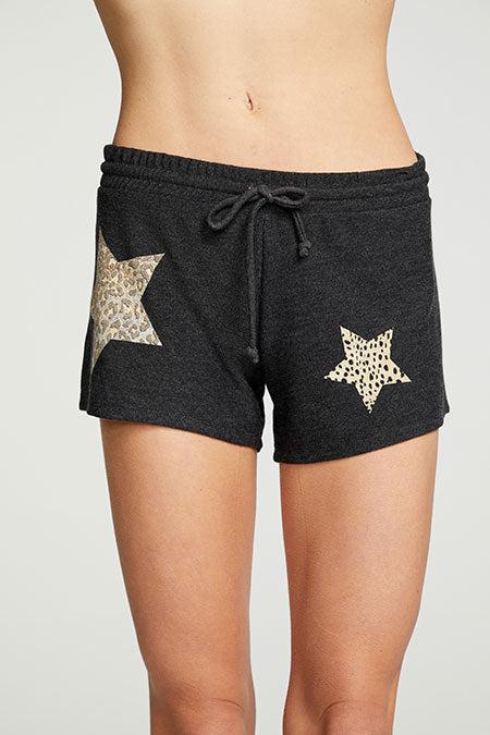 Animal Star Lounge Shorts | Black - Visual Media Number 1 of 1