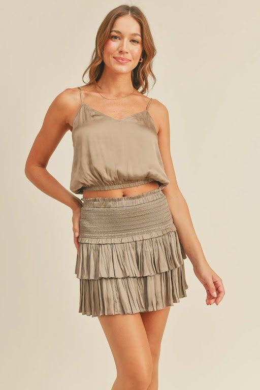 Silky Amore Top | Mocha - Visual Media Number 1 of 1