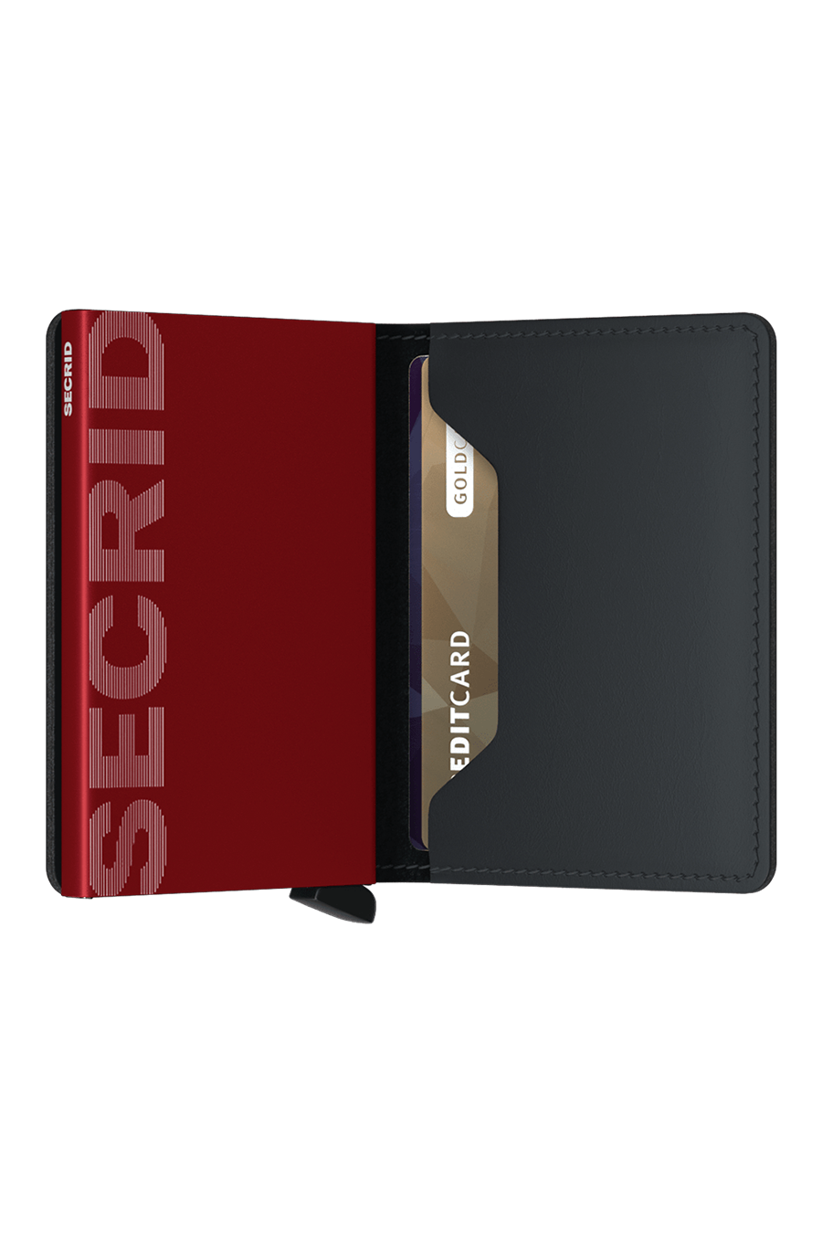 Slimwallet Matte | Black-Red - Visual Media Number 2 of 2