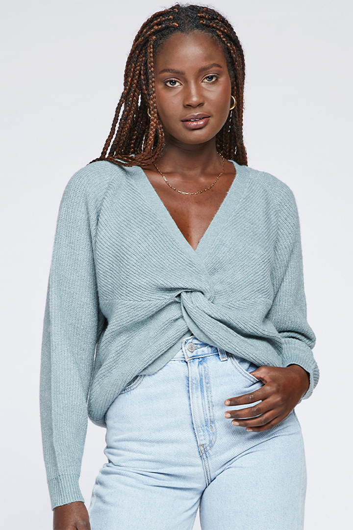 Angela Sweater | Heather Jade - Thumbnail Image Number 1 of 4