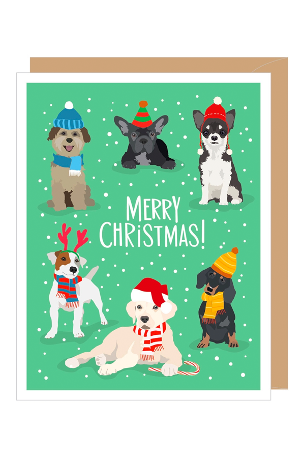 Holiday Dogs Christmas Card - Visual Media Number 1 of 1