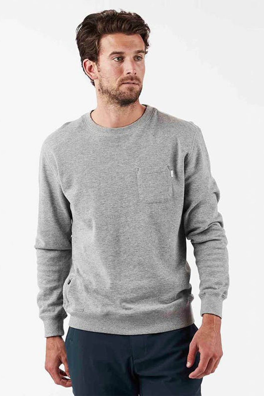 Jeffreys Pullover | Heather Grey - Main Image Number 1 of 3