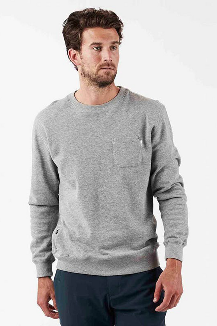 Jeffreys Pullover | Heather Grey - Thumbnail Image Number 1 of 3
