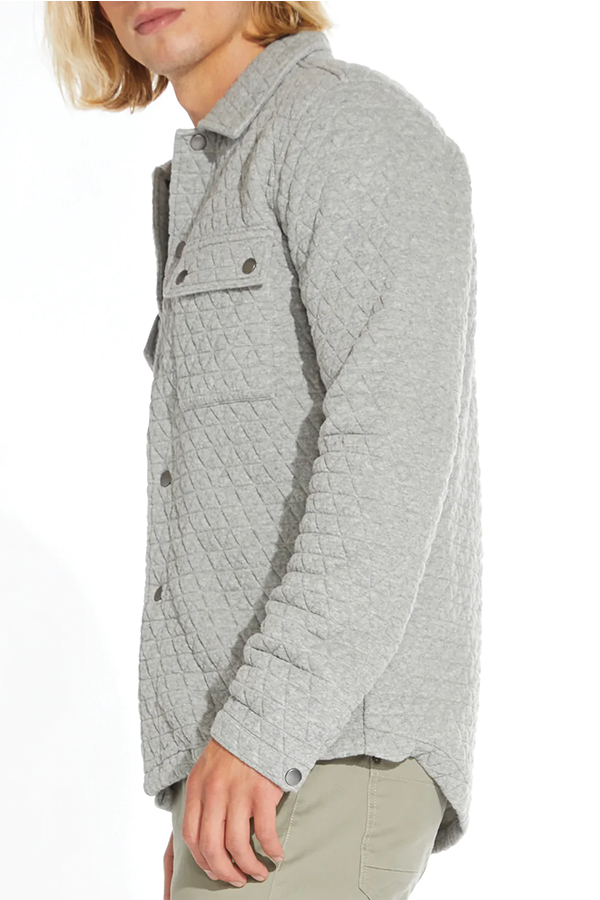Bennett Shirt Jacket | Heather Lt Gray - Thumbnail Image Number 2 of 3