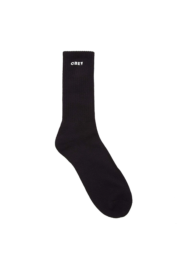 Obey Bold Socks | Black - Visual Media Number 1 of 1