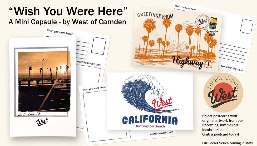 Wish you were here - Postcard Capsule by West of Camden