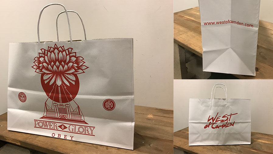 OBEY Clothing x West of Camden 2017 Shopping Bags