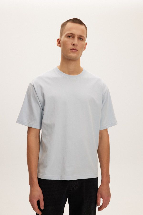 Eazy BOX Tee | Sky Blue - Thumbnail Image Number 1 of 2
