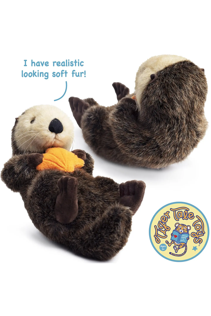 Owen the Sea Otter | 13 Inch Stuffed Animal Plush - Thumbnail Image Number 3 of 4
