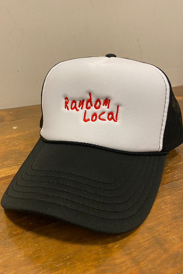 Random Local Trucker Hat | Black / White - Main Image Number 1 of 2