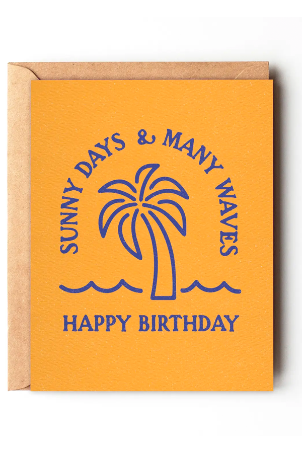 Sunny Days Many Waves Card - Main Image Number 1 of 1