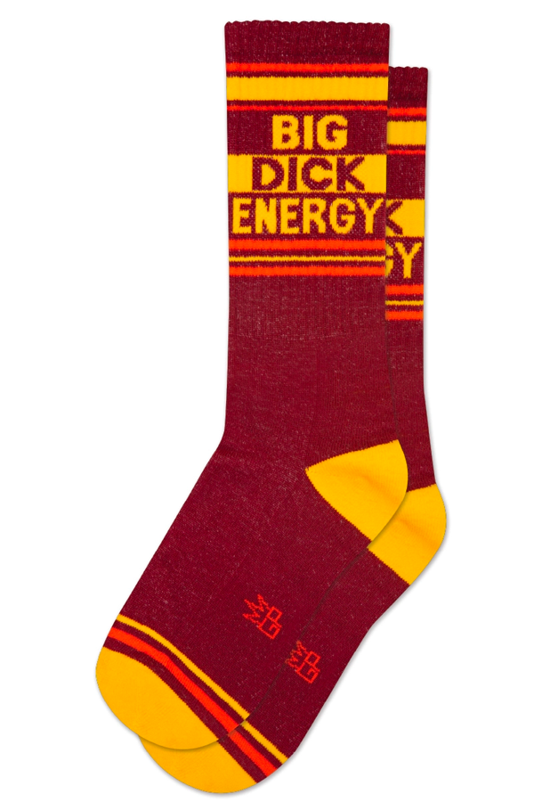 Big Dick Energy Ribbed Gym Sock - Main Image Number 1 of 1