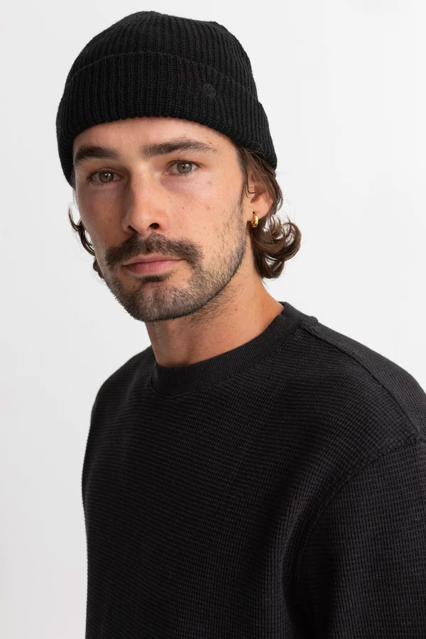 Classic Watch Cap Beanie | Vintage Black - Thumbnail Image Number 3 of 3
