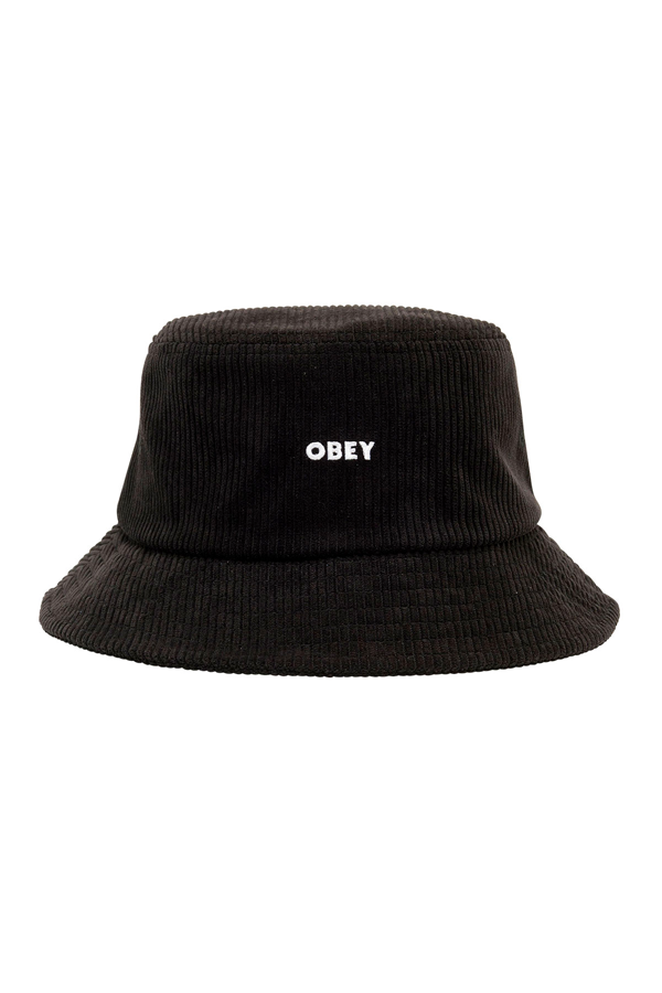 Bold Cord Bucket Hat | Black - Thumbnail Image Number 1 of 2
