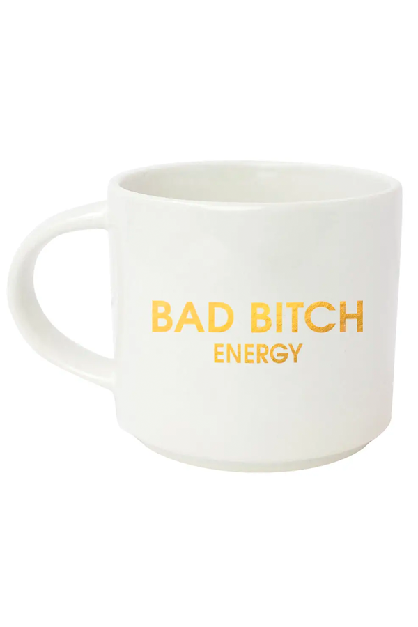 Bad Bitch Energy Mug | White Gold - Main Image Number 1 of 1