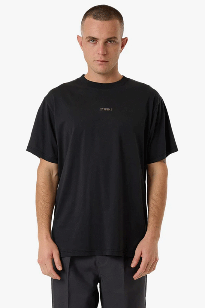 Minimal Thrills Merch Fit Tee | Faded Black - Visual Media Number 1 of 2