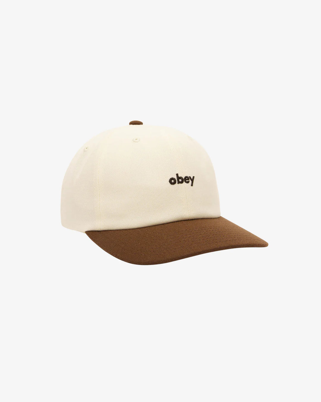 Obey 2 Tone 6 Panel Snapback | Unbleached Multi - Visual Media Number 1 of 1