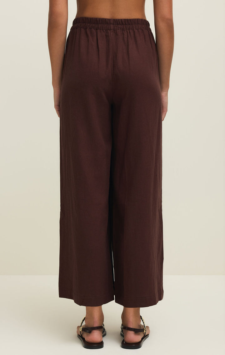 Scout Linen Pant | Chocolate Cherr - Thumbnail Image Number 2 of 2
