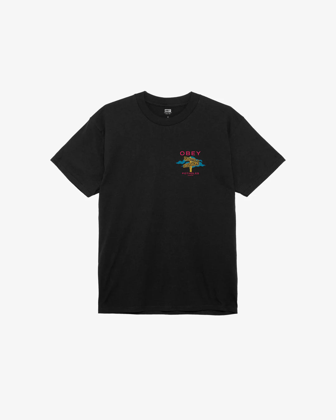 Obey Crossroads Tee | Black - Visual Media Number 2 of 2