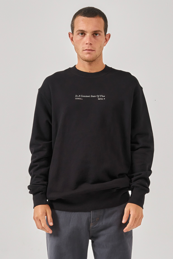 Constant Thrills Oversize Crew | Black - Thumbnail Image Number 1 of 3
