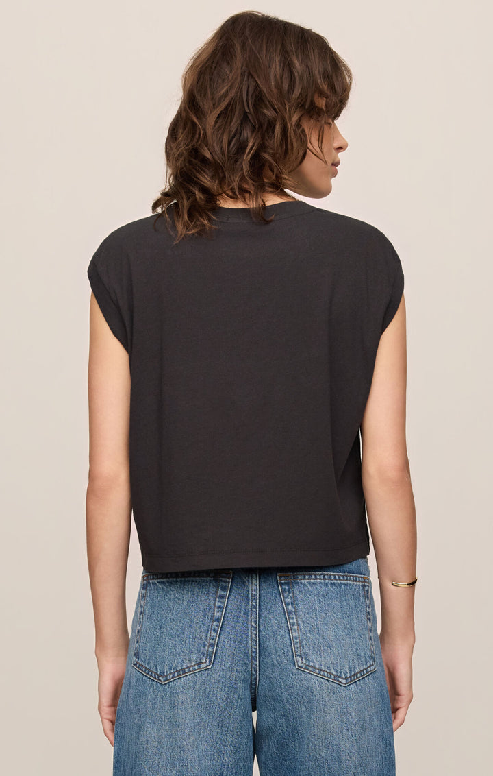 Flex Sleeveless Tee | Ash Black - Thumbnail Image Number 2 of 2

