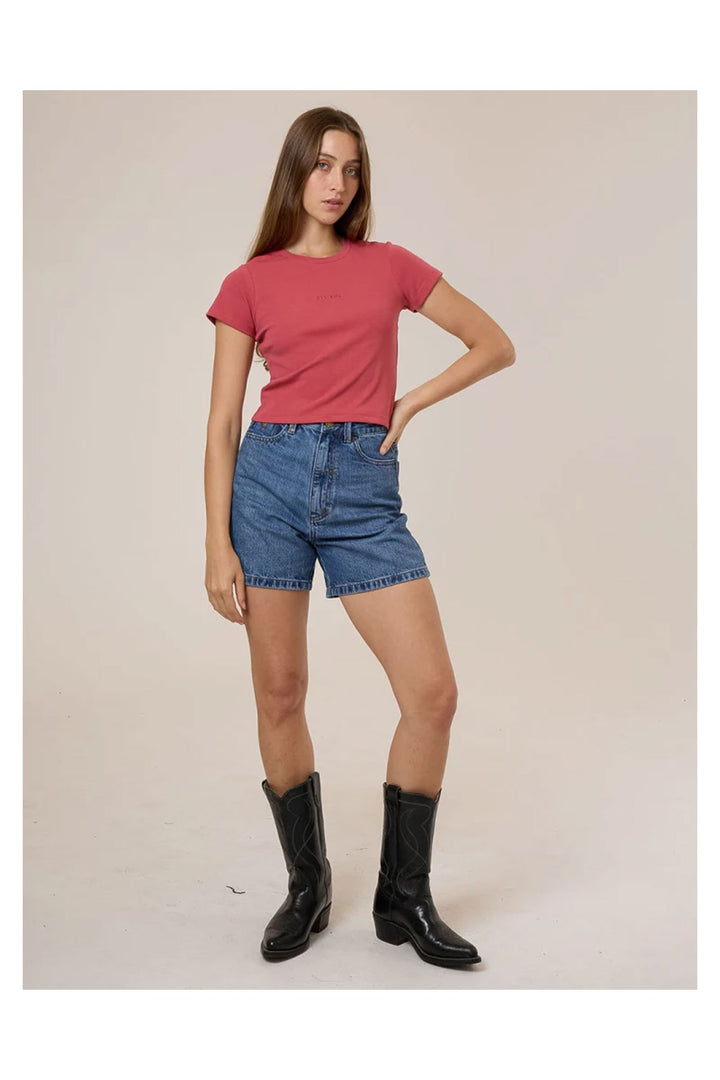 Minimal Thrills Mini Tee | Redwood - Thumbnail Image Number 1 of 3
