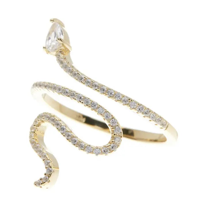 Snake Crystal Ring - Visual Media Number 1 of 1