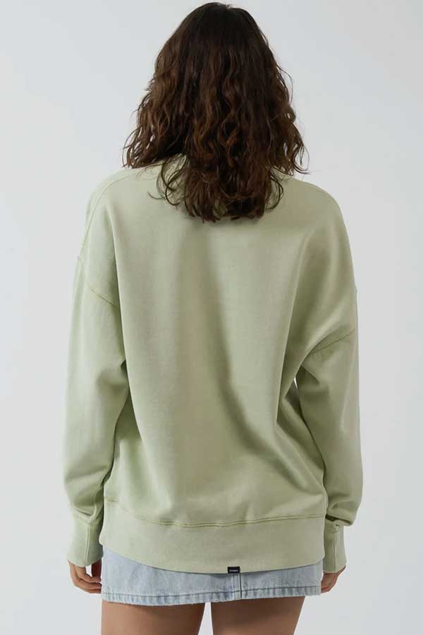 Minimal Thrills Slouch Crew | Pistachio - Thumbnail Image Number 2 of 2
