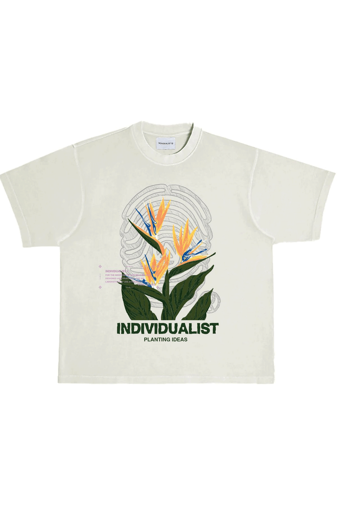 Paradise Tee | Antique White - Visual Media Number 1 of 1