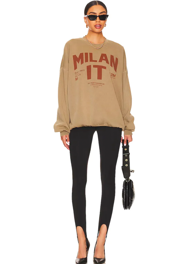 Welcome To Milan Jumper | Camel Gold - Thumbnail Image Number 2 of 4
