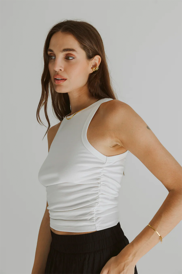 The Andi Top | White - Main Image Number 2 of 4
