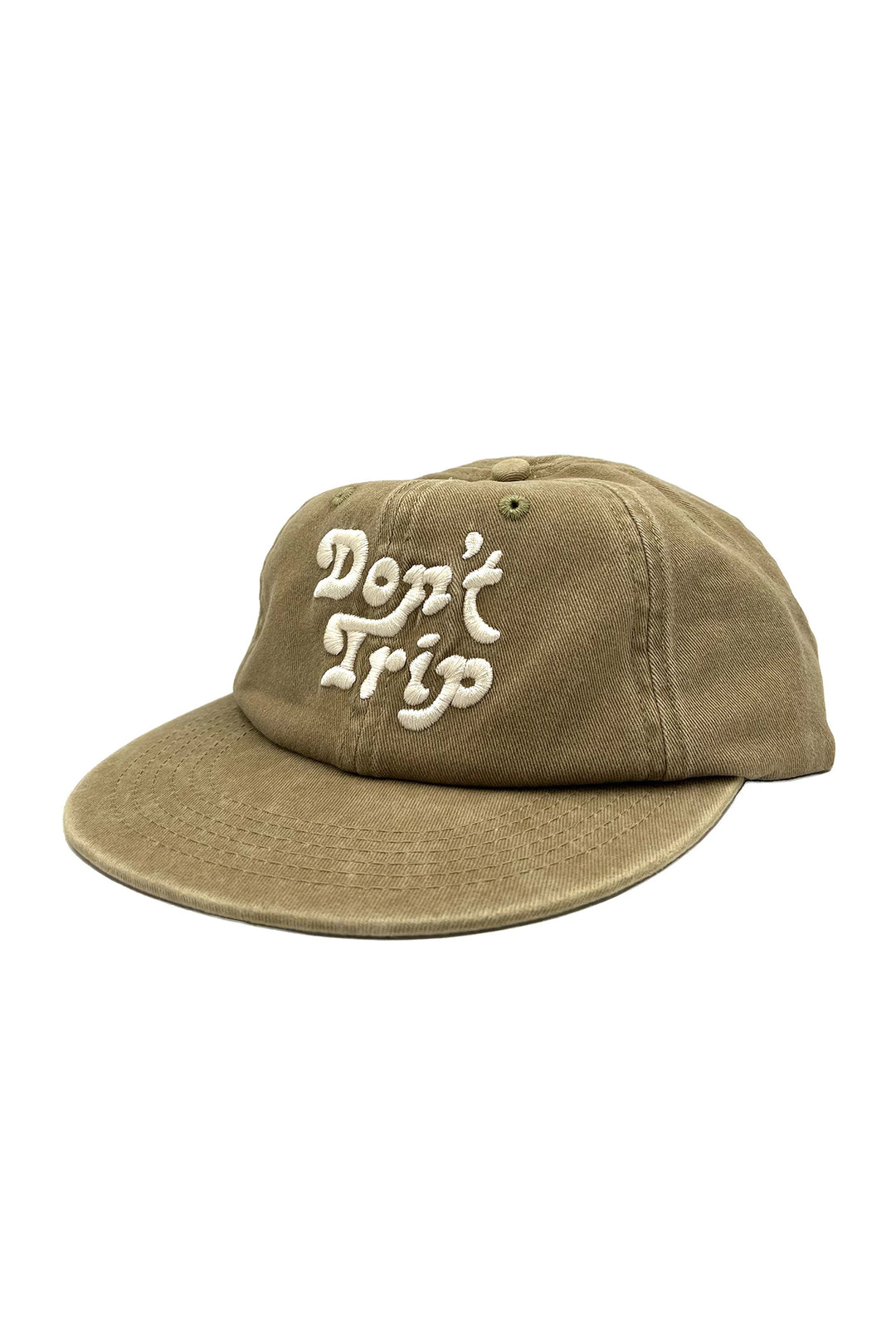 Don't Trip Washed Hat | Moss - Visual Media Number 1 of 2