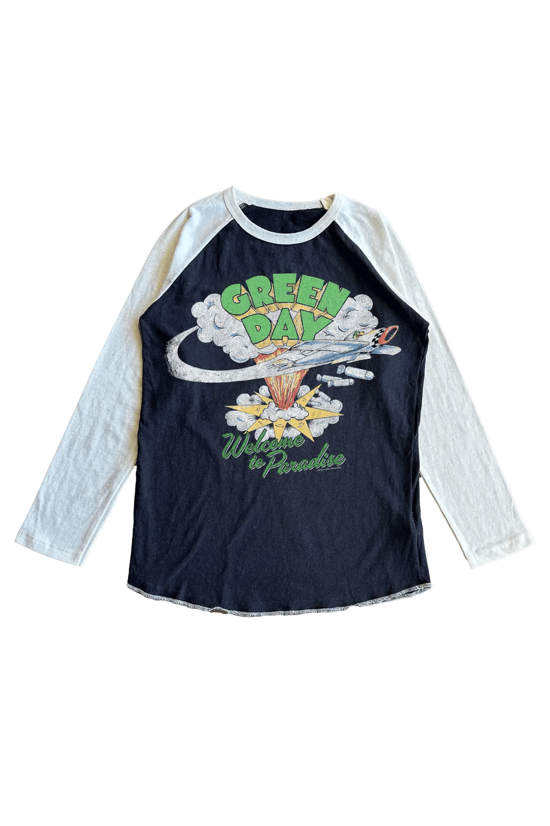 Green Day - Welcome to Paradise Recycled Raglan - Visual Media Number 1 of 1
