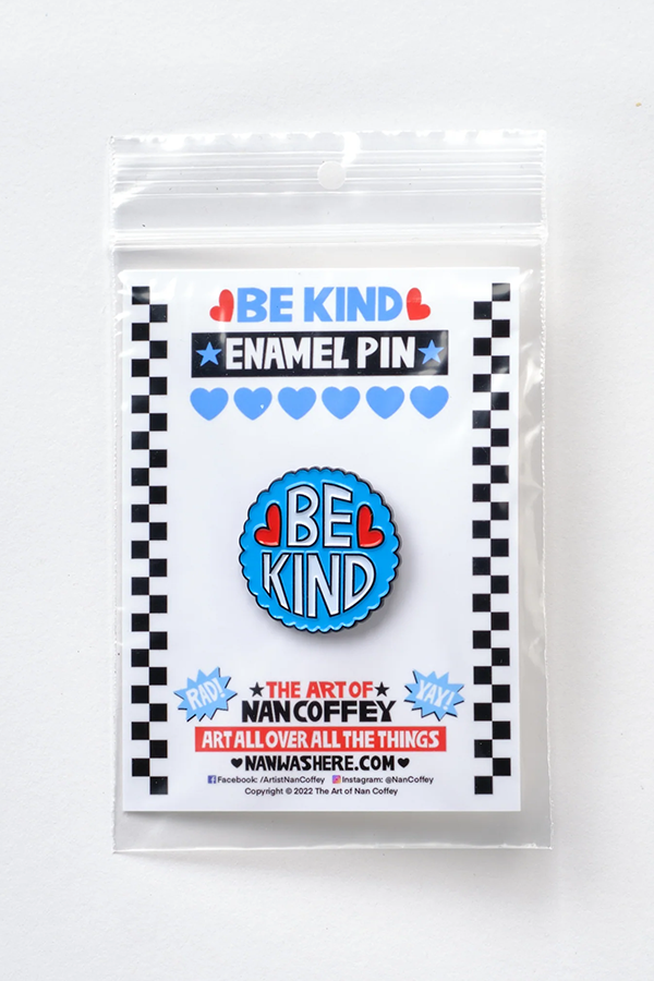 Be Kind Enamel Pin - Main Image Number 1 of 1