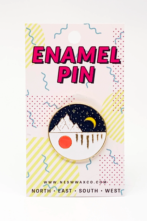 Day And Night Enamel Pin - Main Image Number 1 of 2