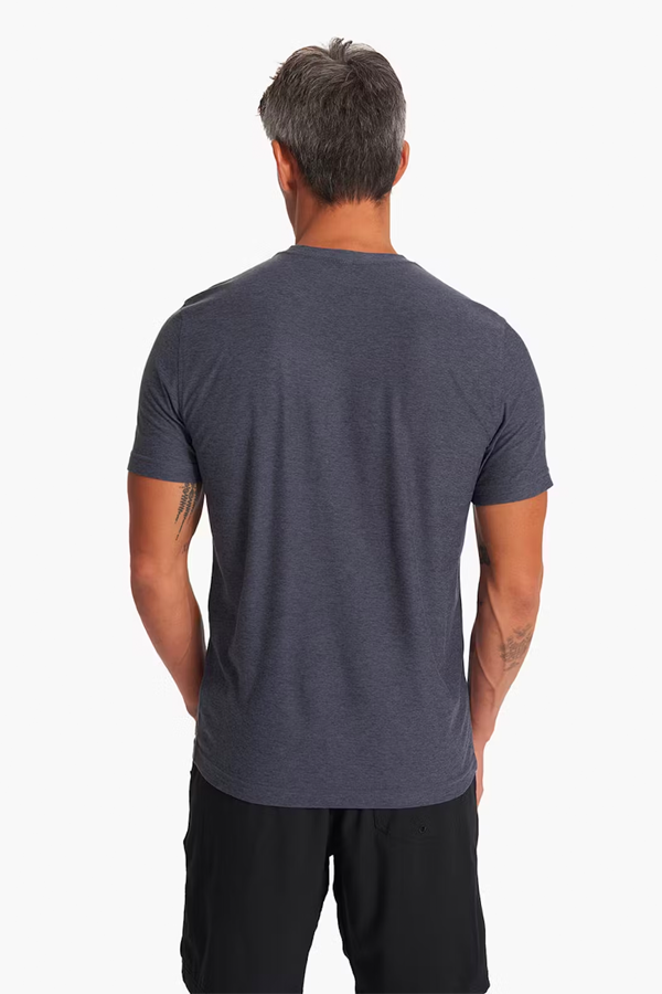 Strato Tech Tee | Azure Heather - Thumbnail Image Number 2 of 2
