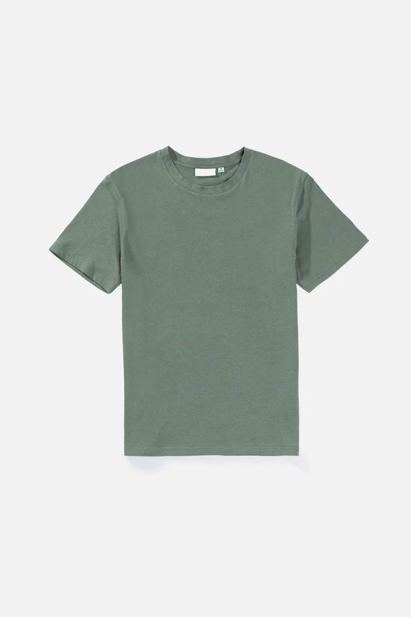 Linen SS T-Shirt | Pine - Main Image Number 1 of 3
