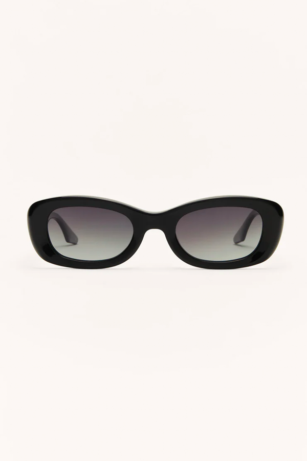 Joyride Sunglasses | Polished Black - Grey - Thumbnail Image Number 2 of 4
