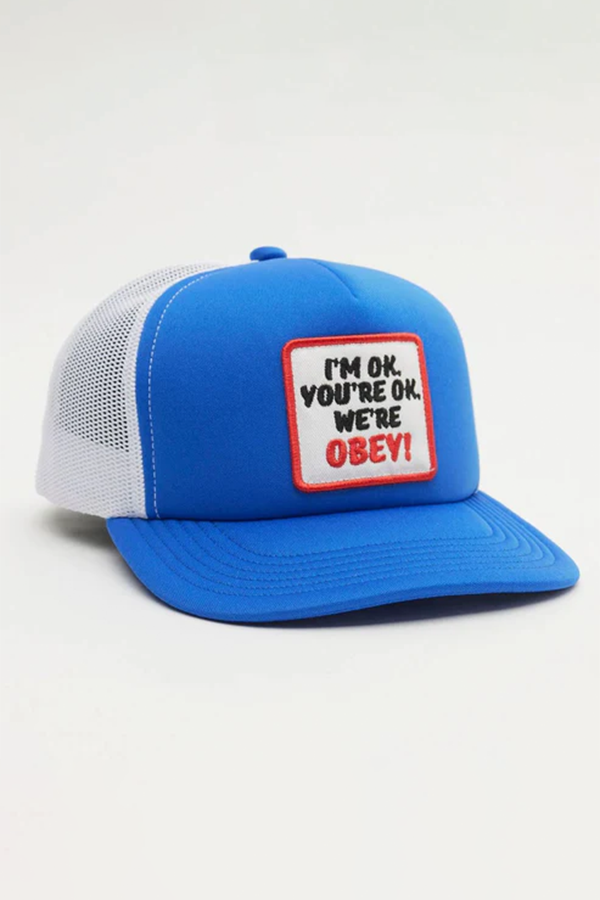 Obey Okay Foam Trucker | True Blue - Main Image Number 1 of 1