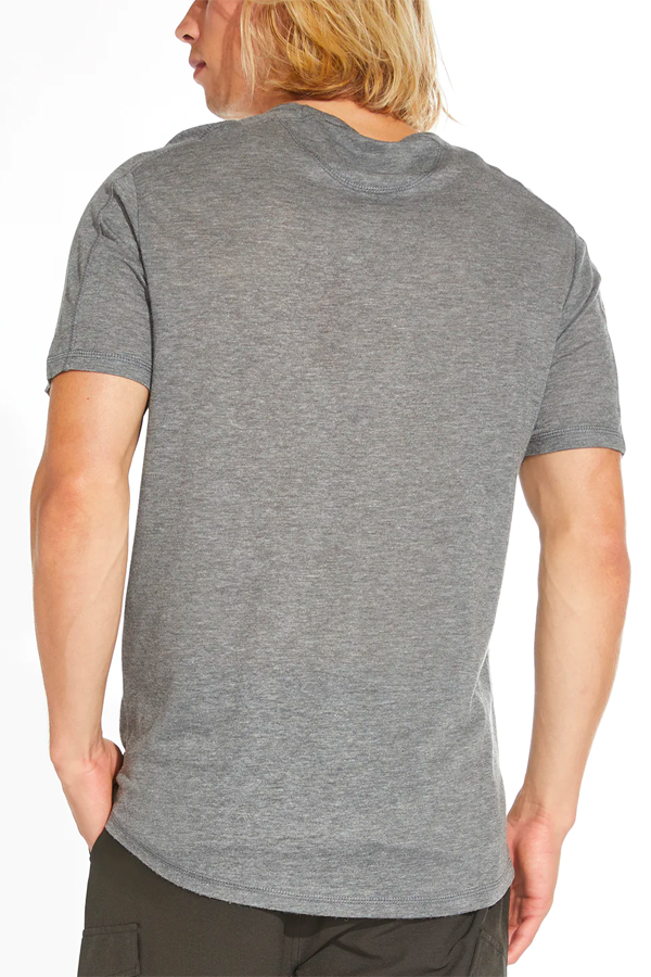 Nora Jersey Tee | Heather Gray - Main Image Number 3 of 3