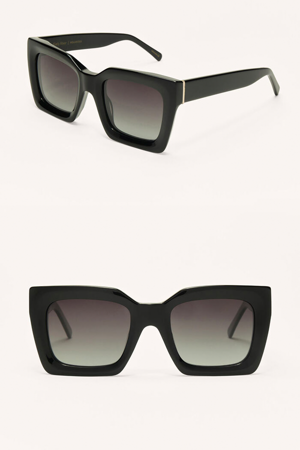 Early Riser Sunglasses | Polished Black - Gradient - Visual Media Number 2 of 2