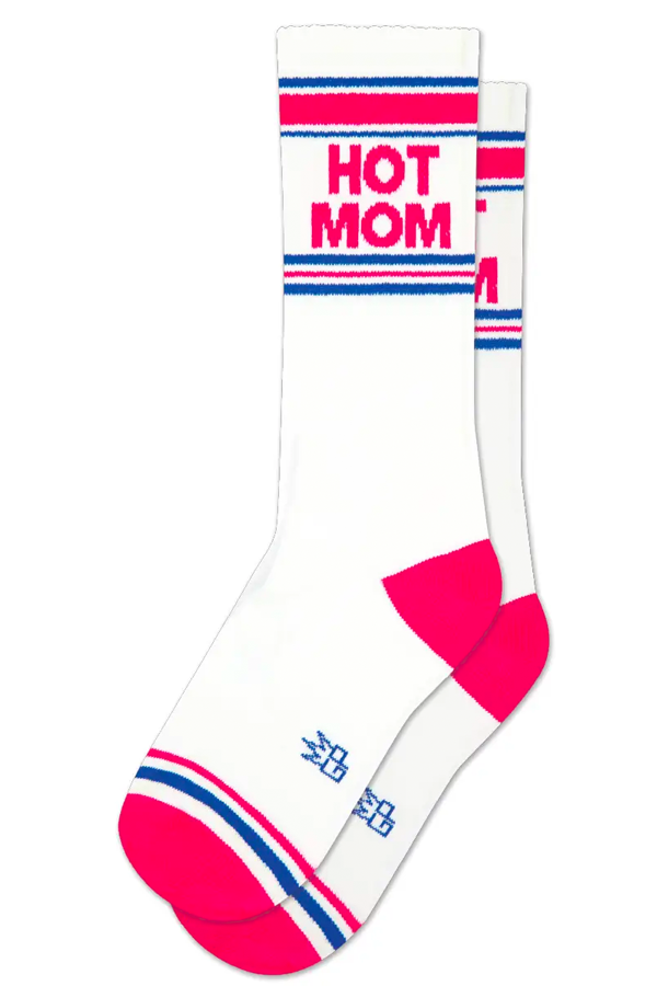 Hot Mom Ribbed Gym Sock - Main Image Number 1 of 1