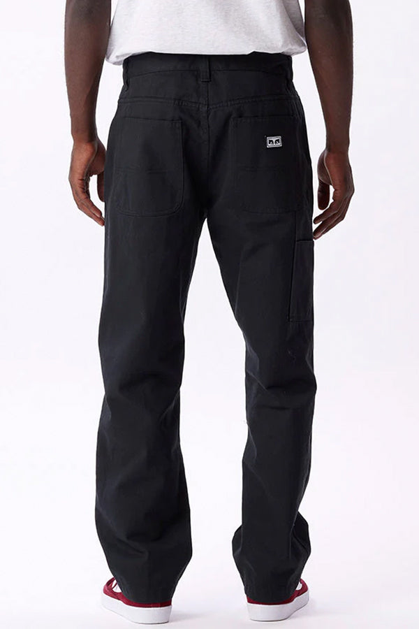 Obey Clothing Men's Hardwork Organic Carpenter Pant | Black