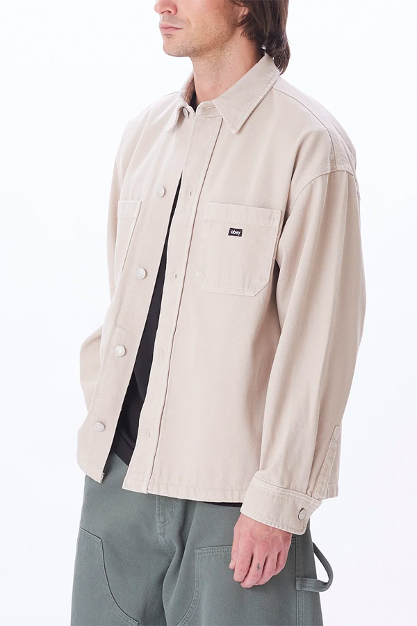 Milton Shirt Jacket | Clay - Main Image Number 3 of 4