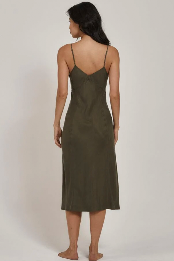 Chelsea Slip Dress | Tarmac - Thumbnail Image Number 2 of 3
