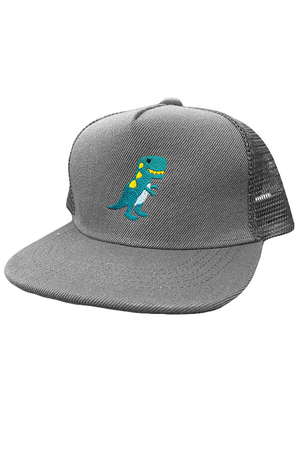 Kids Dino Hat | Dark Grey - Main Image Number 1 of 1