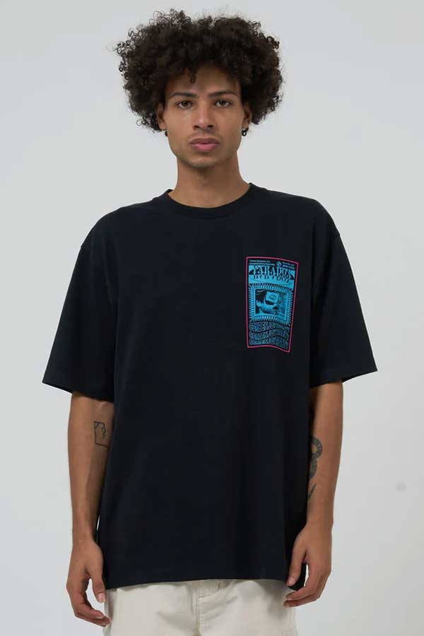 Paradox Reality Oversize Fit Tee | Black - Main Image Number 1 of 2